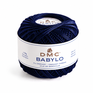 Filo di Scozia BABYLO N° 5 - DMC - Colore: 823 - BLU SCURO - by LacariaRicami.Store