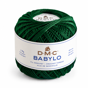 Filo di Scozia BABYLO N° 5 - DMC - Colore: 890 - VERDE BOTTIGLIA - by LacariaRicami.Store