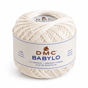 Filo di Scozia BABYLO N° 5 - DMC - Colore: ECRÚ (100 grammi) - by LacariaRicami.Store