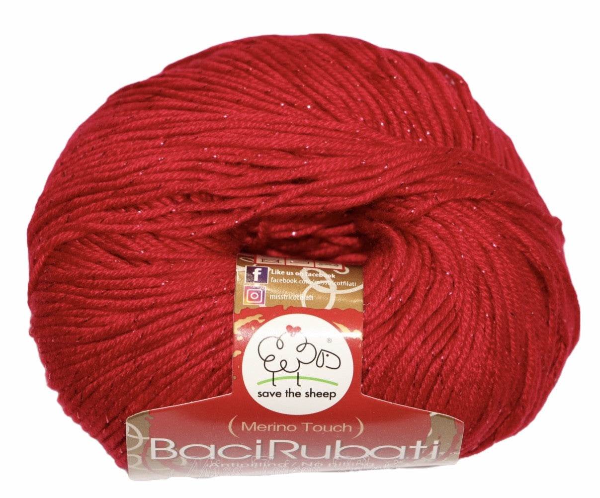 Zoom 05 - rosso / lurex rosso