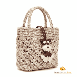 BAG CHARMS in EcoPelle - CANE 🐶 - LacariaRicami.Store