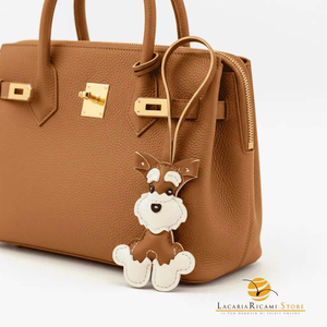 BAG CHARMS in EcoPelle - CANE 🐶 - Colore: - by LacariaRicami.Store