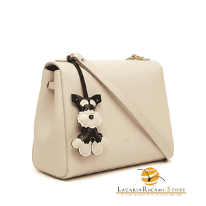 BAG CHARMS in EcoPelle - CANE 🐶 - Colore: - by LacariaRicami.Store