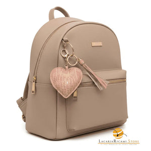 BAG CHARMS in EcoPelle - CUORE ♥️ - Colore: - by LacariaRicami.Store