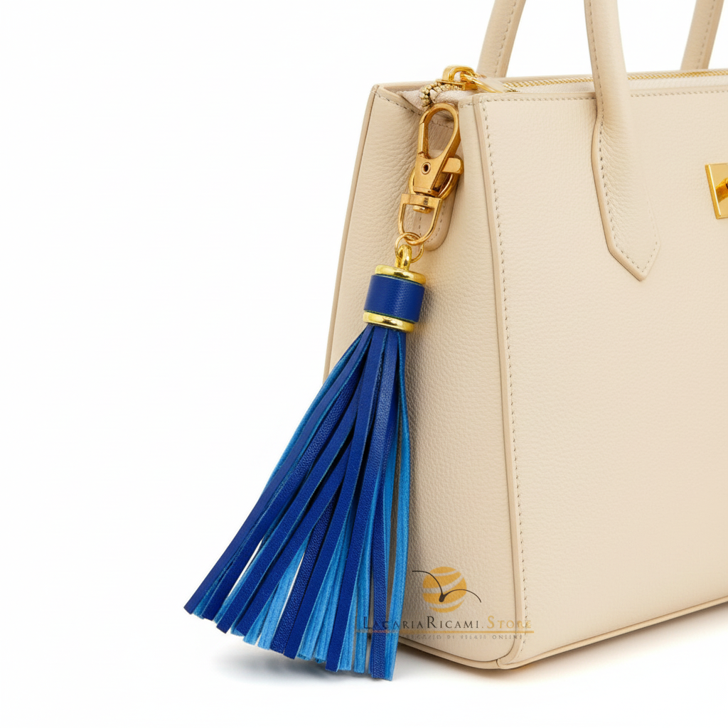 BAG CHARMS in EcoPelle - FIOCCO - LacariaRicami.Store