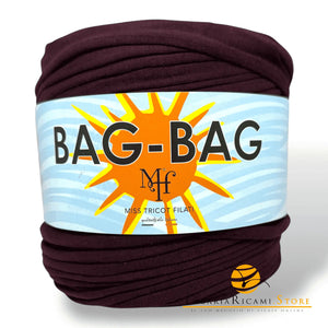 Fettuccia BAG-BAG - Miss Tricot Filati - Colore: 031 - MELANZANA - by LacariaRicami.Store