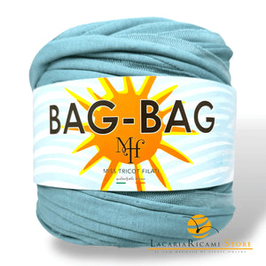 Fettuccia BAG-BAG - Miss Tricot Filati - Colore: 038 - CIANO - by LacariaRicami.Store