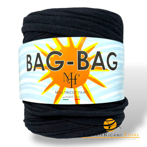 Fettuccia BAG-BAG - Miss Tricot Filati - Colore: 042 - BLU NOTTE - by LacariaRicami.Store