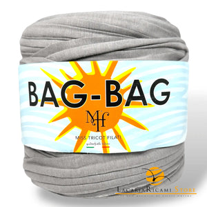 Fettuccia BAG-BAG - Miss Tricot Filati - Colore: 049 - GRIGIO TORTORA - by LacariaRicami.Store