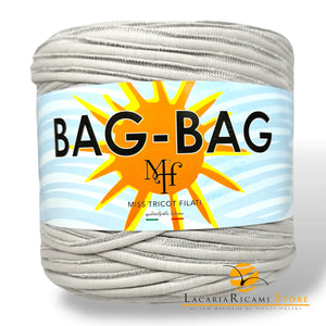 Fettuccia BAG-BAG - Miss Tricot Filati - Colore: 054 - GESSO - by LacariaRicami.Store