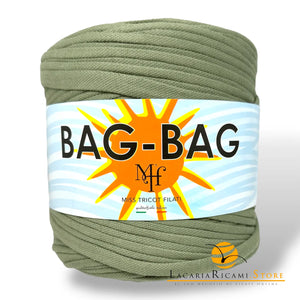 Fettuccia BAG-BAG - Miss Tricot Filati - Colore: 055 - VERDE SALVIA - by LacariaRicami.Store