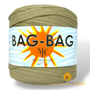 Fettuccia BAG-BAG - Miss Tricot Filati - Colore: 056 - OLIVA - by LacariaRicami.Store