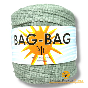 Fettuccia BAG-BAG - Miss Tricot Filati - Colore: 062 - VERDE MARE ONDULATO - by LacariaRicami.Store