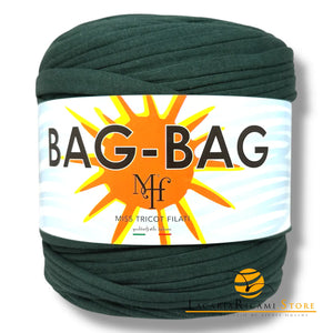 Fettuccia BAG-BAG - Miss Tricot Filati - Colore: 063 - VERDE BOTTIGLIA - by LacariaRicami.Store