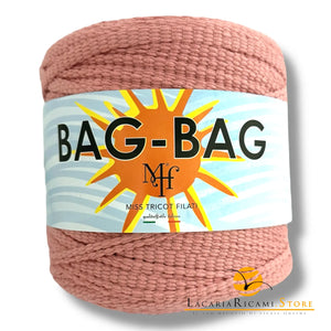 Fettuccia BAG-BAG - Miss Tricot Filati - Colore: 064 - ROSA ANTICO - by LacariaRicami.Store