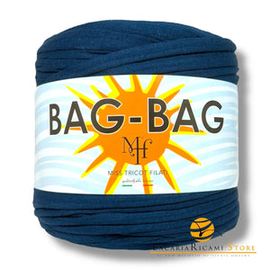 Fettuccia BAG-BAG - Miss Tricot Filati - Colore: 072 - COBALTO - by LacariaRicami.Store