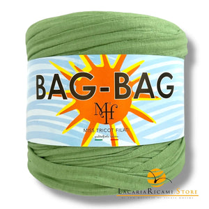 Fettuccia BAG-BAG - Miss Tricot Filati - Colore: 073 - VERDE MELA - by LacariaRicami.Store