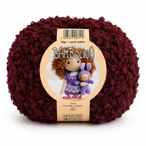 Lana Bambolina - Silke - Colore: 36 - BORDEAUX - by LacariaRicami.Store