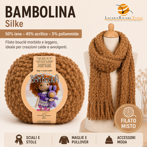 Lana Bambolina - Silke - Colore: - by LacariaRicami.Store