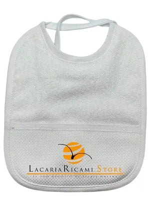 BAVAGLINO Spugna con Tela Aida RICAMABILE 20x19 BIANCO - LacariaRicami.Store