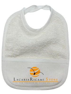 BAVAGLINO con Tela Aida RICAMABILE 20x17 - - LacariaRicami.Store