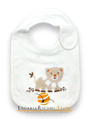 BAVAGLINO Leone Con Velcro 19x16cm - - LacariaRicami.Store