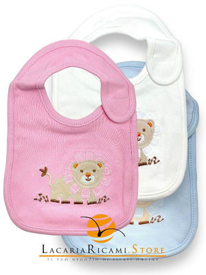 BAVAGLINO Leone Con Velcro 19x16cm - - LacariaRicami.Store