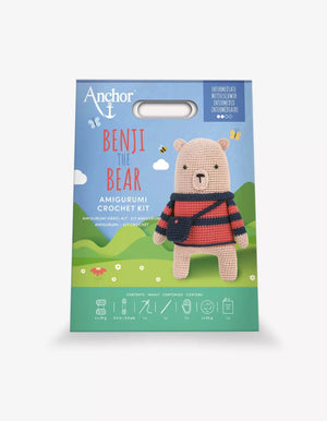 Kit Amigurumi Benji The Bear - Anchor - LacariaRicami.Store