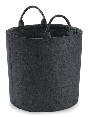 CESTO In Feltro BG728 - BagBase - Colore: BG728M - 40X40 - CARBONE MELANGE - by LacariaRicami.Store