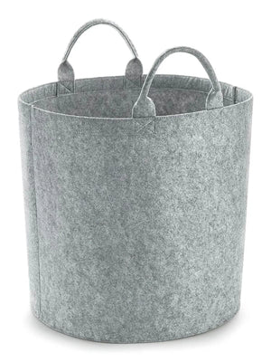 CESTO In Feltro BG728 - BagBase - Colore: BG728M - 40X40 - GRIGIO MEDIO MELANGE - by LacariaRicami.Store