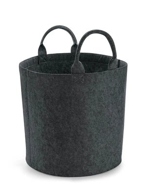 CESTO In Feltro BG728 - BagBase - Colore: BG728S - 30X30 - CARBONE MELANGE - by LacariaRicami.Store