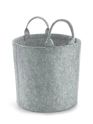 CESTO In Feltro BG728 - BagBase - Colore: BG728S - 30X30 - GRIGIO MEDIO MELANGE - by LacariaRicami.Store