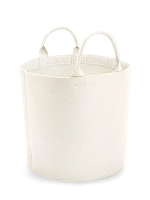 CESTO In Feltro BG728 - BagBase - Colore: BG728S - 30X30 - BIANCO - by LacariaRicami.Store