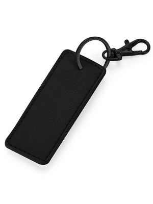 Portachiavi Boutique Key Clip RETTANGOLARE - BagBase - Colore: NERO - AGGANCIO NERO - by LacariaRicami.Store