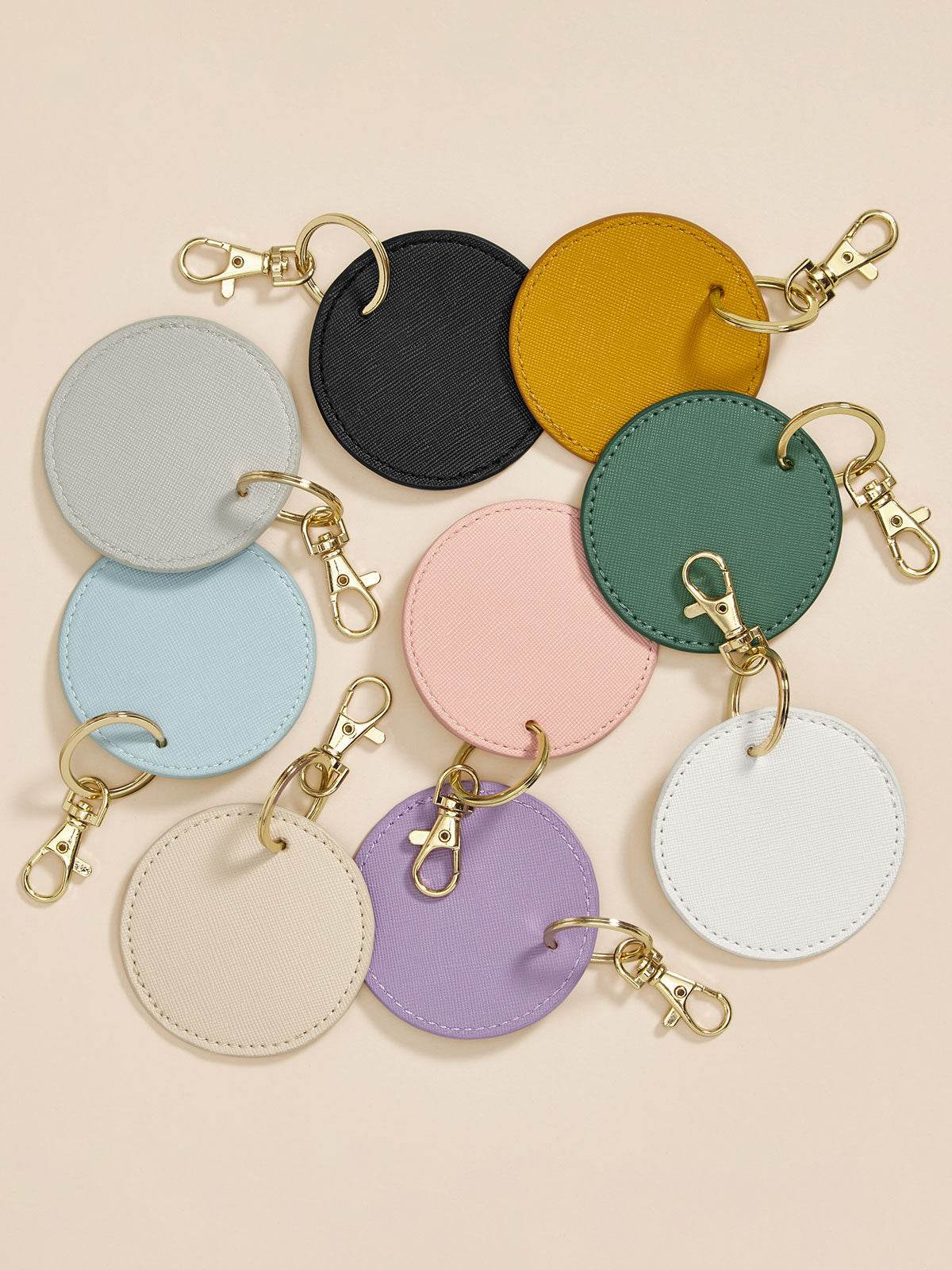 Portachiavi Boutique Circular Key Clip TONDO - BagBase - - LacariaRicami.Store