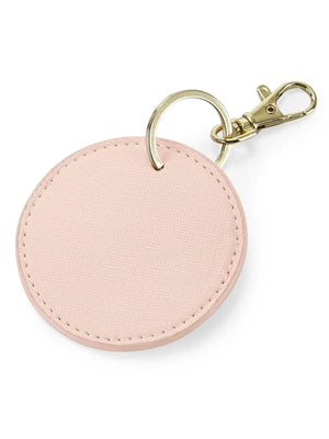 Portachiavi Boutique Circular Key Clip TONDO - BagBase - Colore: ROSA - AGGANCIO ORO - by LacariaRicami.Store