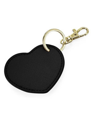 Portachiavi Boutique Heart Key Clip CUORE - BagBase - Colore: NERO - AGGANCIO ORO - by LacariaRicami.Store