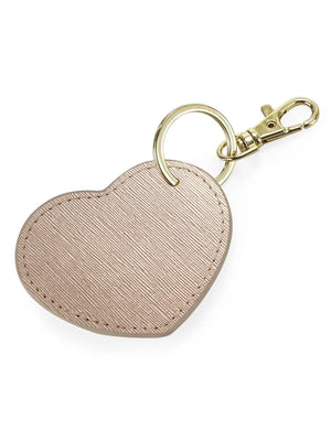 Portachiavi Boutique Heart Key Clip CUORE - BagBase - Colore: ORO ROSA - AGGANCIO ORO - by LacariaRicami.Store