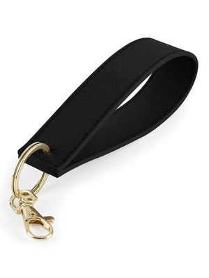 Portachiavi Boutique Da POLSO - BagBase - Colore: NERO - AGGANCIO ORO - by LacariaRicami.Store