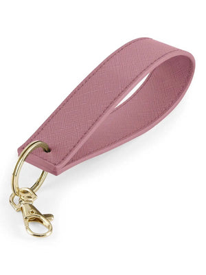 Portachiavi Boutique Da POLSO - BagBase - Colore: ROSA SCURO - AGGANCIO ORO - by LacariaRicami.Store