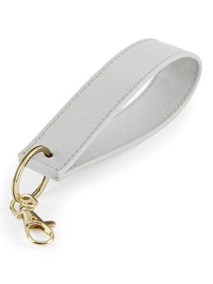 Portachiavi Boutique Da POLSO - BagBase - Colore: GRIGIO CHIARO - AGGANCIO ORO - by LacariaRicami.Store