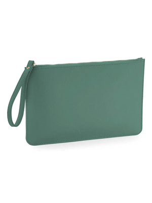 POCHETTE per accessori BOUTIQUE BG750 - BagBase - Colore: VERDE SALVIA - CERNIERA ORO - by LacariaRicami.Store