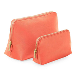 POCHETTE per accessori BOUTIQUE MEDIA - BagBase - Colore: CORALLO - CERNIERA ORO - by LacariaRicami.Store