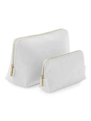 POCHETTE per accessori BOUTIQUE MEDIA - BagBase - Colore: GRIGIO CHIARO - CERNIERA ORO - by LacariaRicami.Store
