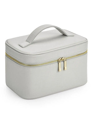 BEAUTY CASE Vanity Boutique - BagBase - Colore: GRIGIO CHIARO - CERNIERA ORO - by LacariaRicami.Store