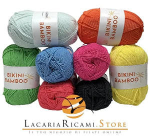 COTONE Bikini Bamboo - Tropical Lane - - LacariaRicami.Store