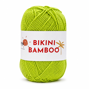 COTONE Bikini Bamboo - Tropical Lane - Colore: 0029 - LIME - by LacariaRicami.Store