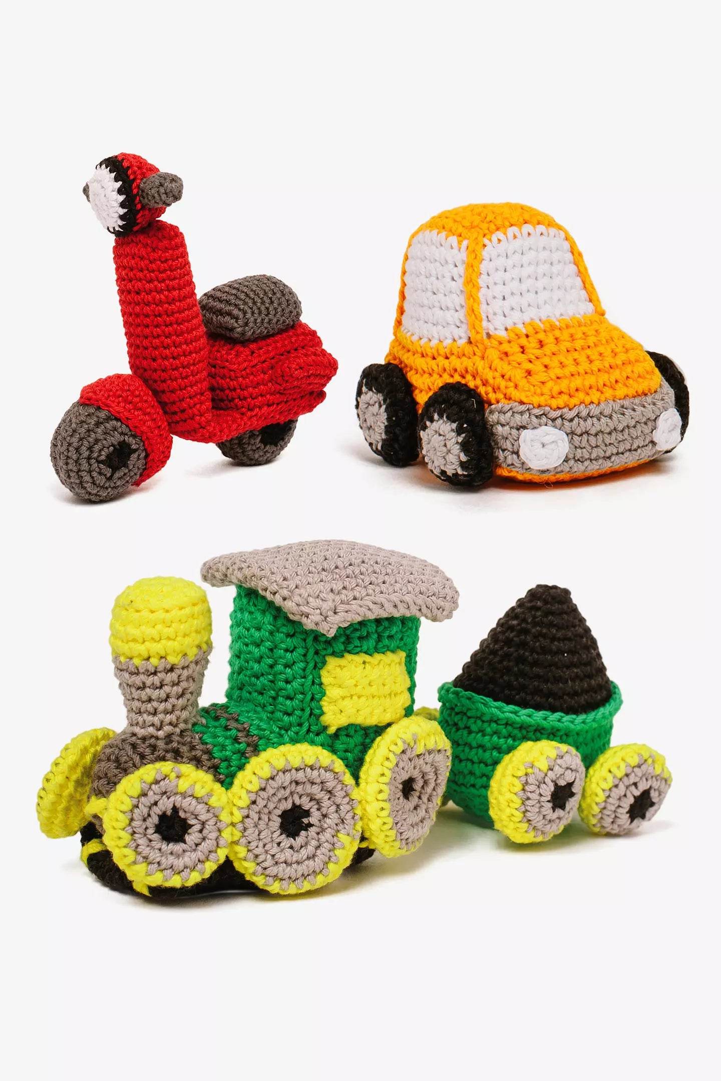 BOOK N°:15 - 5 Motivi aerei, treni e automobili - DMC - - LacariaRicami.Store