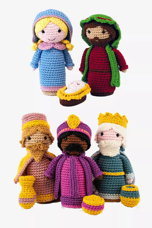 BOOK N°:16 - 5 Gruppi il presepe - DMC - Colore: - by LacariaRicami.Store