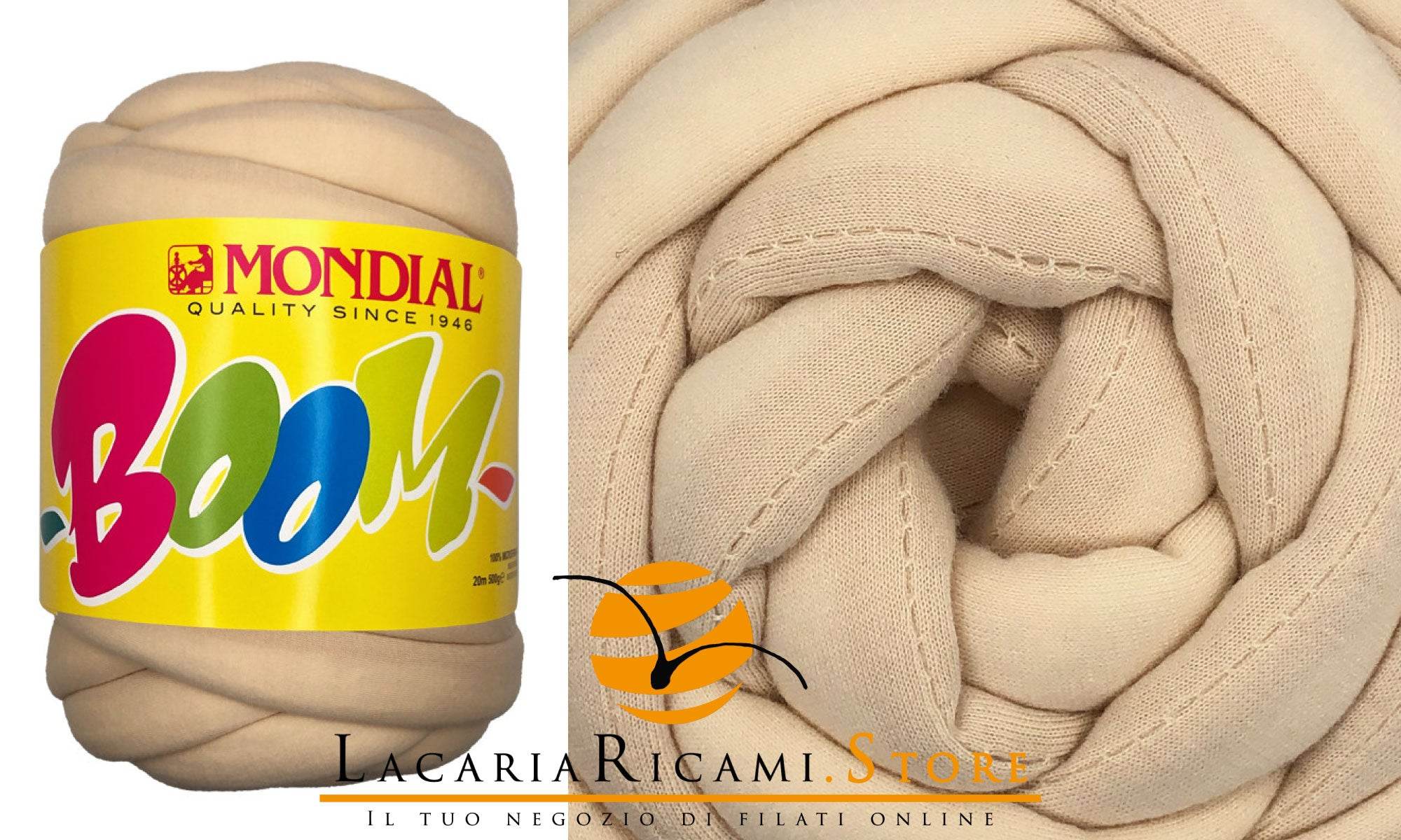 Tubolare BOOM - MONDIAL | Filato Vigoroso - - LacariaRicami.Store